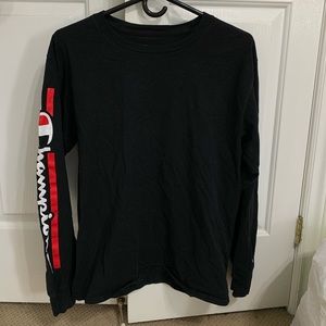 Black champion shirt